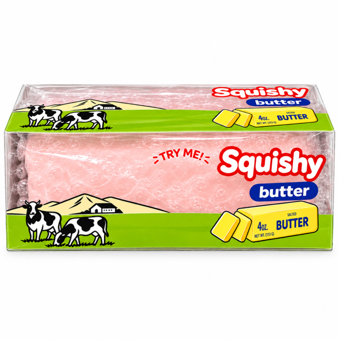 Crispy Salted Butter Squishy (rosa)