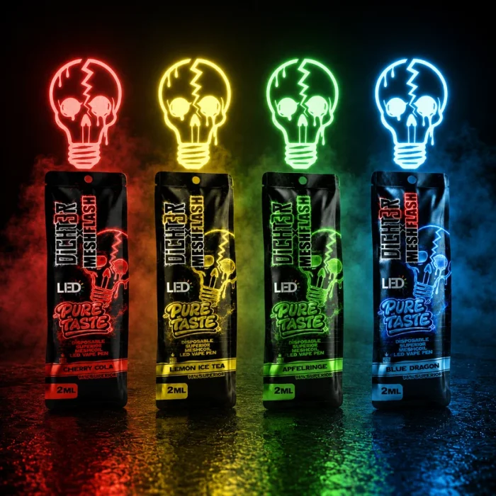 Dicht3r x Meshflash Vape - verschiedene Sorten 2ml I 98%