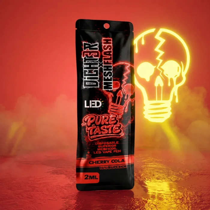 Dicht3r x Meshflash Vape - Cherry Cola 2ml I 98%