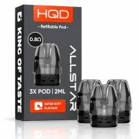 HQD Allstar Leerpod (3 Stück x 2ml) | 0.8 Ohm