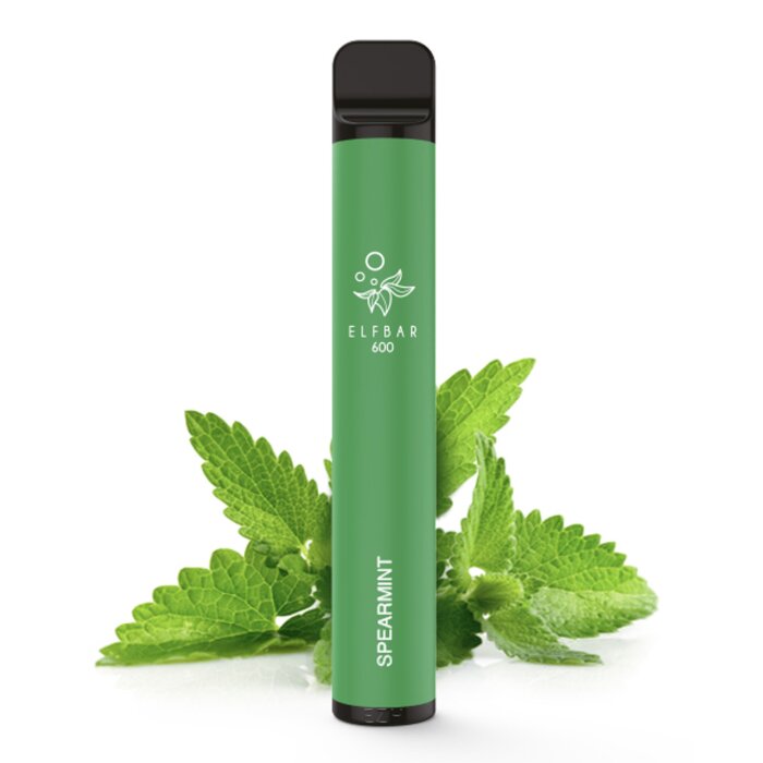 % Elfbar 600 Einweg Vape - Spearmint 2ml | 20mg/ml