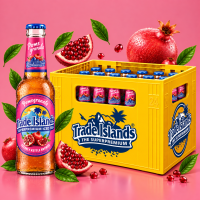 Trade Islands Iced Tea - Pomegranate | 24er Kiste