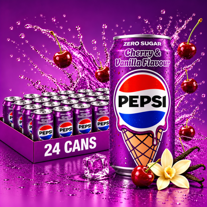 Pepsi UK - Cherry Vanilla | 24er Gebinde