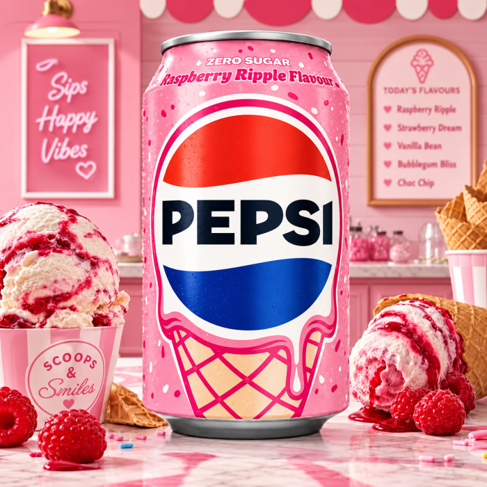 Pepsi UK - Raspberry Ripple | 24er Gebinde