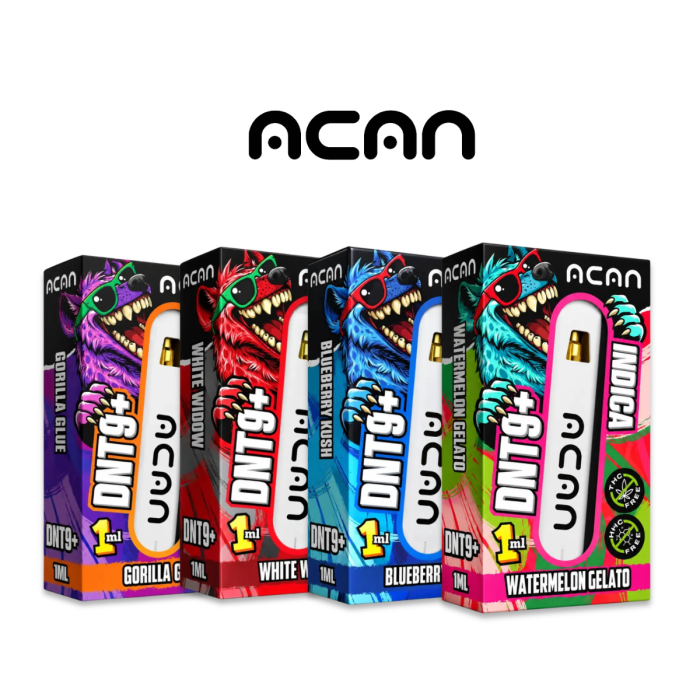 ACAN DNT-9+ Einweg Vape - verschiedene Sorten 1ml
