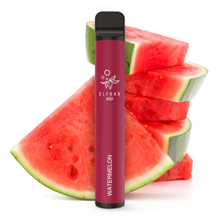 % Elfbar 600 Einweg Vape - Watermelon 2ml | 20mg/ml