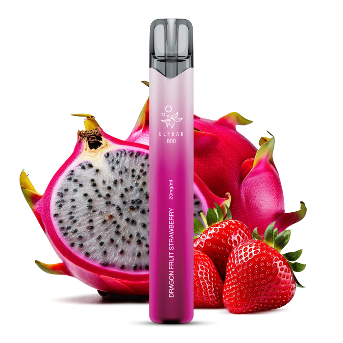 Elfbar 800 Einweg Vape - Dragon Fruit Strawberry 2ml | 20mg/ml