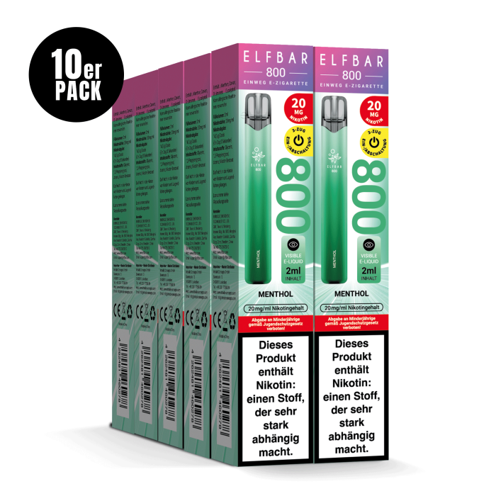 Elfbar 800 Einweg Vape - Menthol 2ml | 20mg/ml