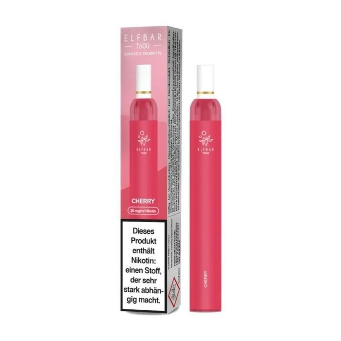Elfbar T600 Einweg Vape - Cherry 2ml | 20mg/ml