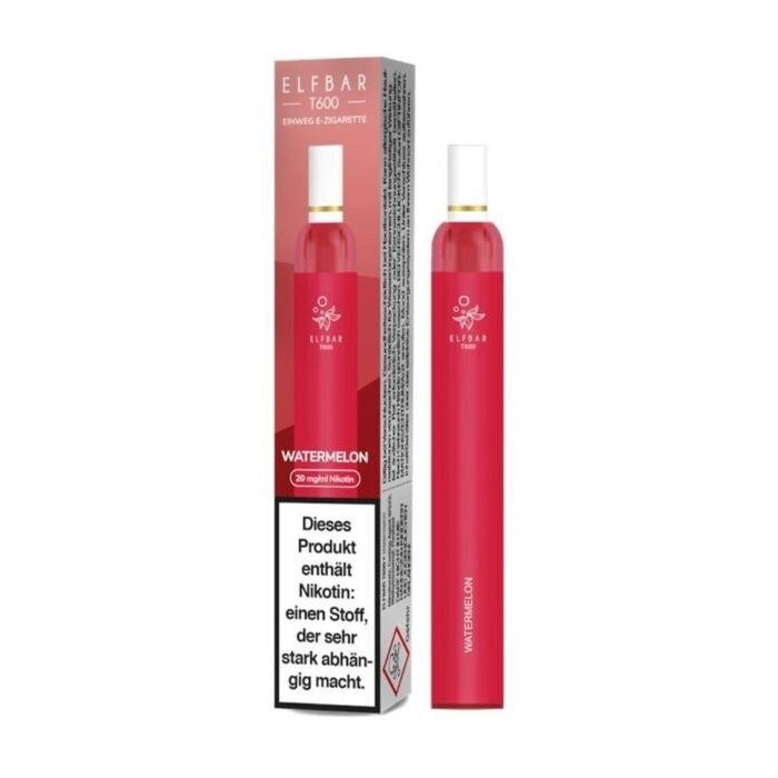 Elfbar T600 Einweg Vape - Watermelon 2ml | 20mg/ml