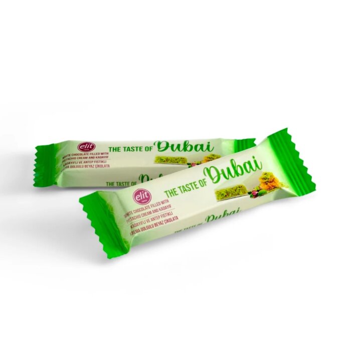 % Elit - Dubai weiße Schokoladen Riegel 30g | MHD: 05/2026