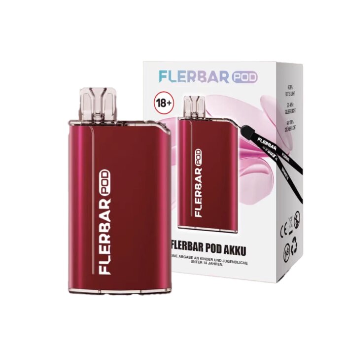 Flerbar Basisgerät (Akkuträger) - Red | 500mAh