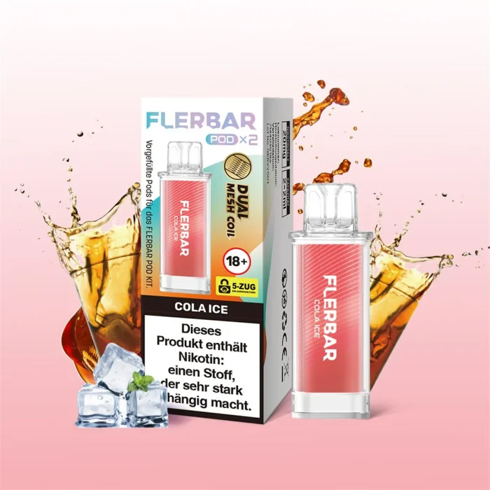 % Flerbar Prefilled Pod - Cola Ice 2x2ml | MHD: 05.12.2025
