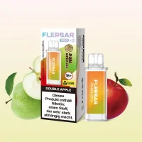 % Flerbar Prefilled Pod - Double Apple 2x2ml | MHD:...
