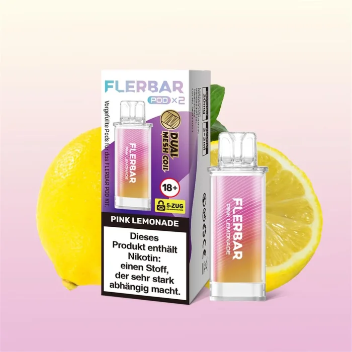 % Flerbar Prefilled Pod - Lemon 2x2ml | MHD: 03.01.2025