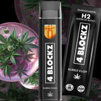 4 Blockz H2 Superior Vape - Bubble Kush 1ml I 95% Blend